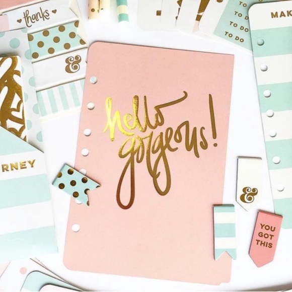 Franklin Mint Other - My Mind’s Eye | Planner Set | Mint & Pink